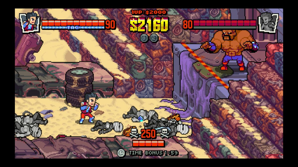 Double Dragon Gaiden: Rise of the Dragons screenshot 3 for Xbox Series X